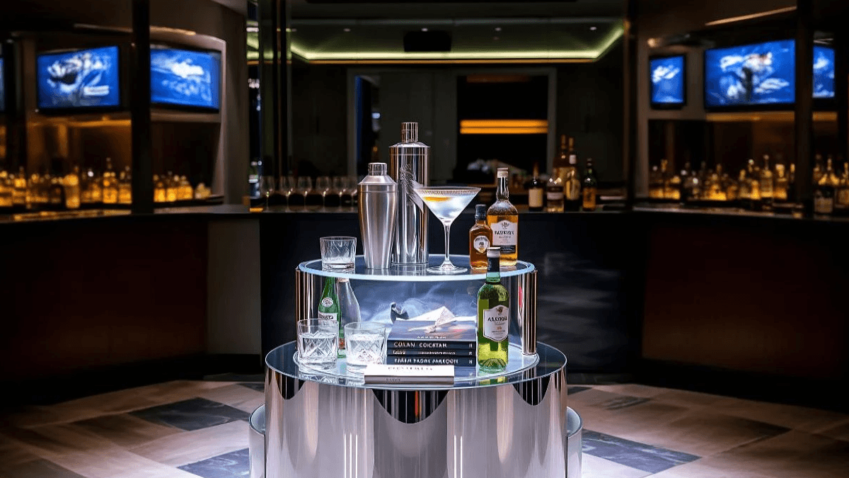 Cocktails, alcohol culture hotel minibar, cocktail innovation